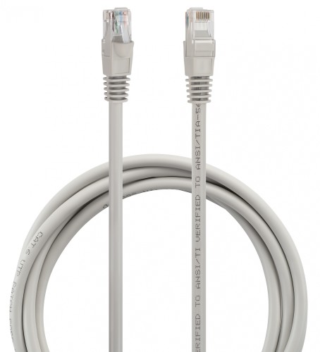 Патч-корд Buro UTP-6-2M-G UTP 4 пары cat.6 CCA molded 2м серый RJ-45 (m)-RJ-45 (m)