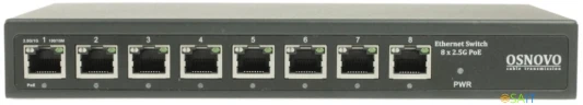 Коммутатор Osnovo SW-8D-1(120W) 120W неуправляемый