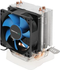 Устройство охлаждения(кулер) Deepcool Ice Edge Mini FS V2.0 Soc-AM5/AM4/1200/1700/1851 черный/синий 3-pin 25dB Al+Cu 100W 276gr Ret (DP-MCH2-IEMV2)