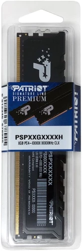 Память DDR4 8GB 3200MHz Patriot PSP48G32002H1 Signature Premium RTL PC4-25600 CL22 DIMM 288-pin 1.2В single rank с радиатором Ret