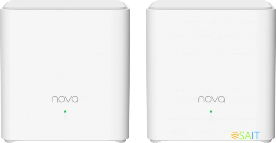 Бесшовный Mesh роутер Tenda EX3 (EX3(2-PACK)) AX1500 10/100/1000BASE-TX белый (упак.:2шт)