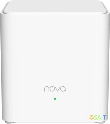 Бесшовный Mesh роутер Tenda EX3 (EX3(2-PACK)) AX1500 10/100/1000BASE-TX белый (упак.:2шт)