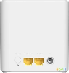 Бесшовный Mesh роутер Tenda EX3 (EX3(2-PACK)) AX1500 10/100/1000BASE-TX белый (упак.:2шт)