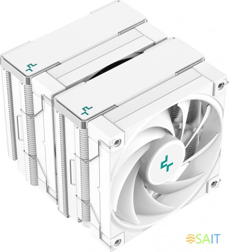 Устройство охлаждения(кулер) Deepcool AK620 Soc-AM5/AM4/1200/1700/1851 белый 4-pin 28dB Al+Cu 260W 1456gr Ret (R-AK620-WHNNMT-G-1)