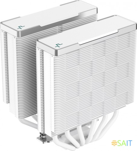 Устройство охлаждения(кулер) Deepcool AK620 Soc-AM5/AM4/1200/1700/1851 белый 4-pin 28dB Al+Cu 260W 1456gr Ret (R-AK620-WHNNMT-G-1)