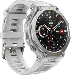 Смарт-часы Amazfit T-Rex 3 A2323 48.5мм 1.5" AMOLED корп.серый рем.серый разм.брасл.:145-210мм (6970100377811)