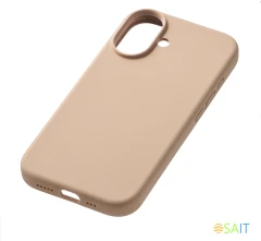 Чехол (клип-кейс) uBear для Apple iPhone 16 Touch with MagSafe темно-бежевый (CS403LT61TH-I24M)