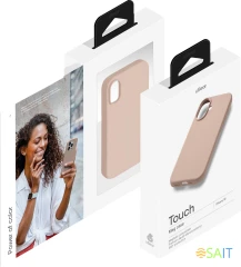 Чехол (клип-кейс) uBear для Apple iPhone 16 Touch with MagSafe темно-бежевый (CS403LT61TH-I24M)