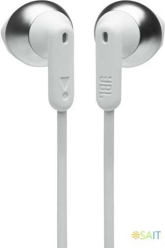 Гарнитура вкладыши JBL Tune 215BT белый беспроводные bluetooth шейный обод (JBLT215BTWHT)