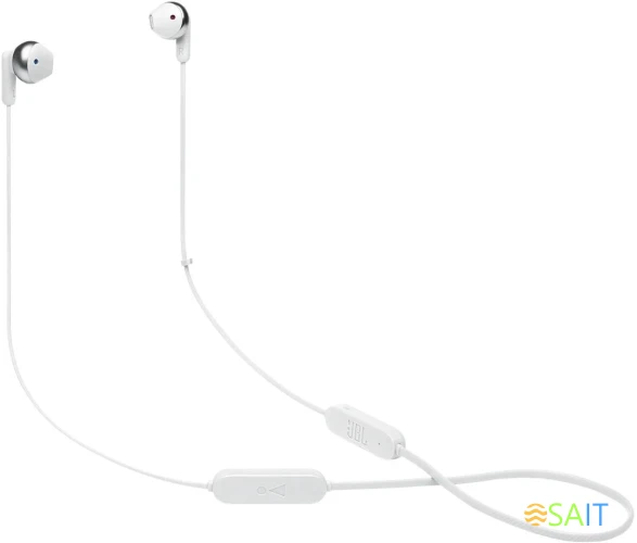 Гарнитура вкладыши JBL Tune 215BT белый беспроводные bluetooth шейный обод (JBLT215BTWHT)