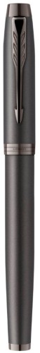 Ручка роллер Parker IM Monochrome T328 (2172960) Gun Metal F черн. черн. подар.кор.