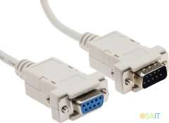 Кабель-удлинитель Ningbo COM 9pin (m) COM 9pin (f) 3м серый