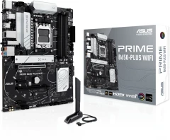 Материнская плата Asus PRIME B650-PLUS WIFI Socket AM5 AMD B650 4xDDR5 ATX AC`97 8ch(7.1) 2.5Gg RAID+HDMI+DP