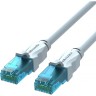 Патч-корд Vention прямой UTP cat.5е, RJ45 - 1м. Серый Vention VAP-A10-S100