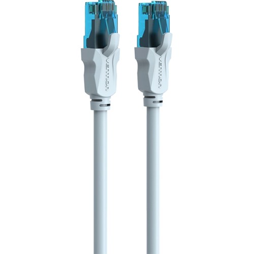 Патч-корд Vention прямой UTP cat.5е, RJ45 - 1м. Серый Vention VAP-A10-S100