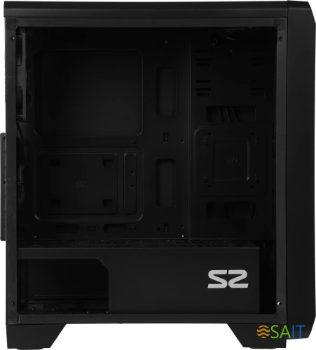 Корпус Zalman S2 TG черный без БП ATX 4x120mm 2xUSB2.0 1xUSB3.0 audio bott PSU