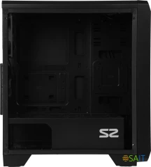 Корпус Zalman S2 TG черный без БП ATX 4x120mm 2xUSB2.0 1xUSB3.0 audio bott PSU