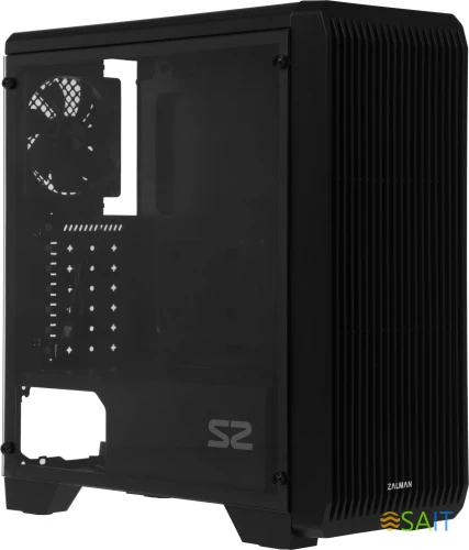 Корпус Zalman S2 TG черный без БП ATX 4x120mm 2xUSB2.0 1xUSB3.0 audio bott PSU