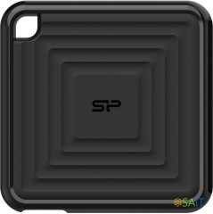 Накопитель SSD Silicon Power USB-C 2TB SP020TBPSDPC60CK PC60 1.8" черный