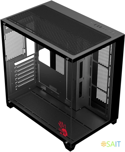 Корпус Bloody BD-CC111 черный без БП ATX 10x120mm 1xUSB2.0 1xUSB3.0 audio