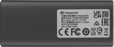 Накопитель SSD Transcend USB-C 500GB TS500GESD265C серый