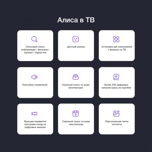 Телевизор LED Starwind 43" SW-LED43UG400 Яндекс.ТВ стальной 4K Ultra HD 60Hz DVB-T DVB-T2 DVB-C DVB-S DVB-S2 USB WiFi Smart TV