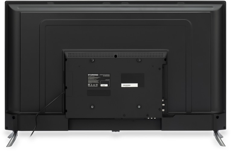 Телевизор LED Starwind 43" SW-LED43UG400 Яндекс.ТВ стальной 4K Ultra HD 60Hz DVB-T DVB-T2 DVB-C DVB-S DVB-S2 USB WiFi Smart TV