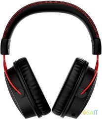 Наушники с микрофоном HyperX Cloud Alpha Wireless (CA002) черный/красный 1.8м мониторные Radio оголовье (4P5D4AA)