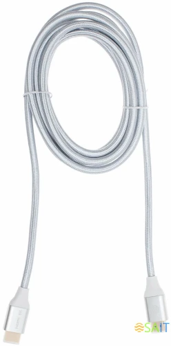 Кабель аудио-видео Cactus CS-HDMI.2.1-3 HDMI (m)/HDMI (m) 3м. позолоч.конт. серебристый