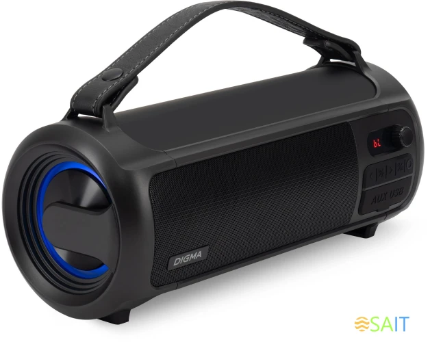 Колонка порт. Digma D-PS1523 черный 25W 2.0 BT 10м 1800mAh (SP1523B)