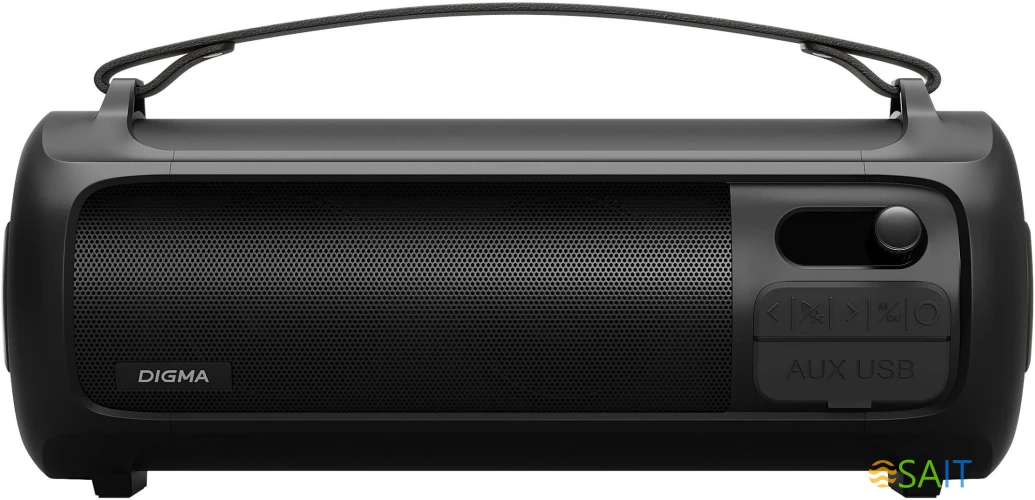 Колонка порт. Digma D-PS1523 черный 25W 2.0 BT 10м 1800mAh (SP1523B)