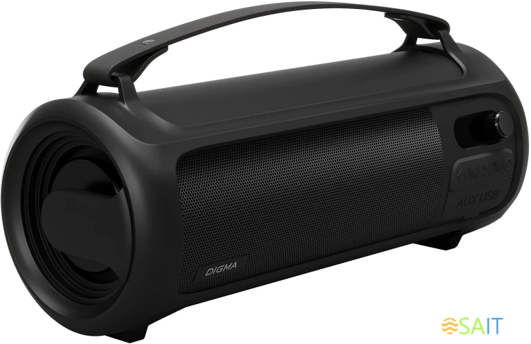 Колонка порт. Digma D-PS1523 черный 25W 2.0 BT 10м 1800mAh (SP1523B)