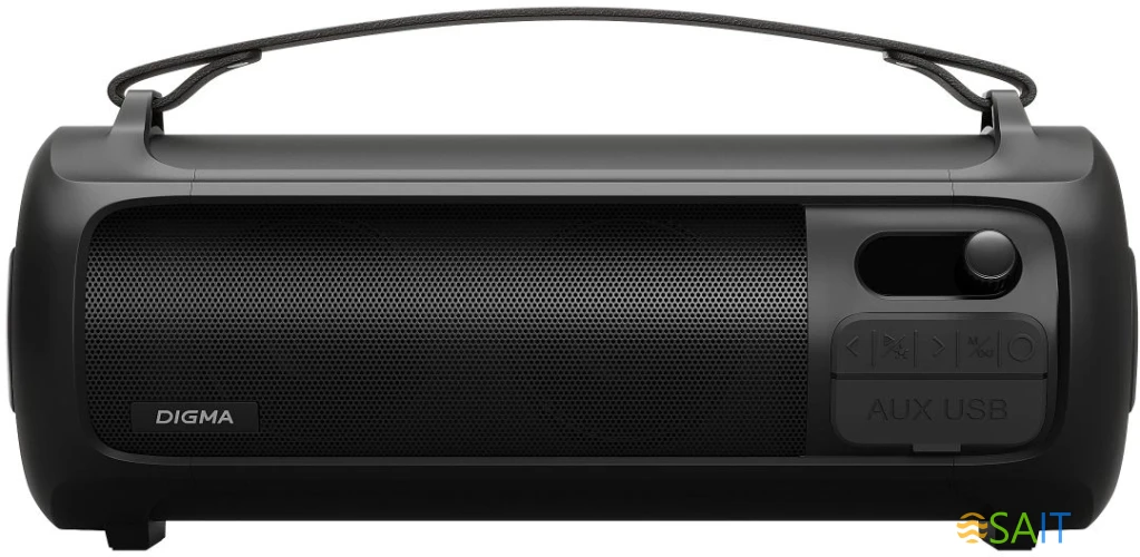 Колонка порт. Digma D-PS1523 черный 25W 2.0 BT 10м 1800mAh (SP1523B)