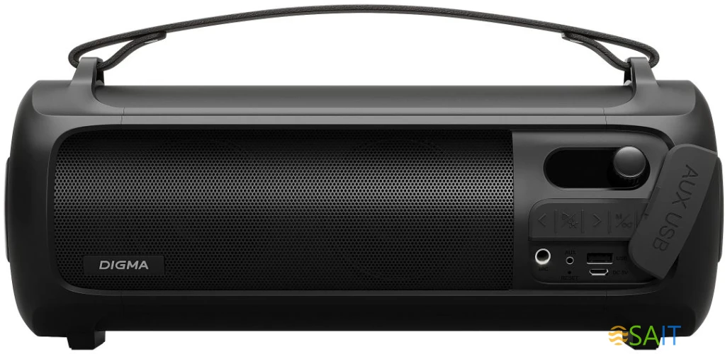 Колонка порт. Digma D-PS1523 черный 25W 2.0 BT 10м 1800mAh (SP1523B)