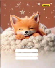 Набор тетрадей Silwerhof 12л. лин. A5 Мягкие игрушки 4диз. мел.карт. вод.лак скрепка (упак.:4шт)