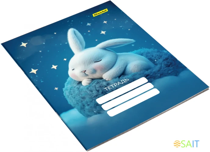 Набор тетрадей Silwerhof 12л. лин. A5 Мягкие игрушки 4диз. мел.карт. вод.лак скрепка (упак.:4шт)