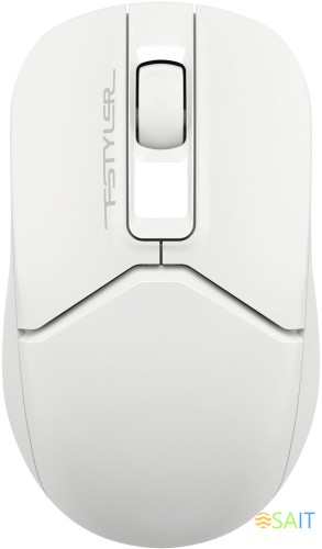 Мышь A4Tech Fstyler FB12S белый оптическая 1200dpi silent беспров. BT/Radio USB 2but (FB12S USB WHITE)