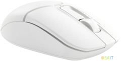 Мышь A4Tech Fstyler FB12S белый оптическая 1200dpi silent беспров. BT/Radio USB 2but (FB12S USB WHITE)