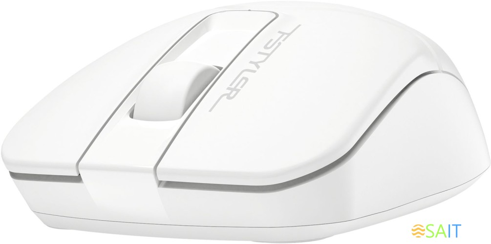 Мышь A4Tech Fstyler FB12S белый оптическая 1200dpi silent беспров. BT/Radio USB 2but (FB12S USB WHITE)