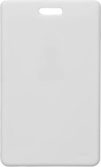 Бейдж для пропуска Deli 8317white 54х89мм вертикальный без крепления силикон белый