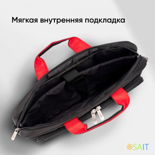 Сумка для ноутбука 15.6" PC Pet 6903 черный нейлон (TN6903BKLS)