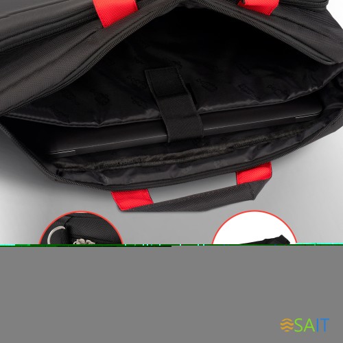 Сумка для ноутбука 15.6" PC Pet 6903 черный нейлон (TN6903BKLS)