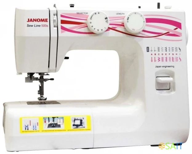 Швейная машина Janome Sew Line 500s белый