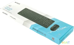 Клавиатура + мышь A4Tech Fstyler FG1012 клав:черный/серый мышь:черный USB беспроводная Multimedia (FG1012 BLACK)