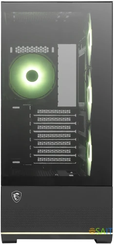 Корпус MSI MAG Pano 110R PZ черный без БП ATX 6x120mm 4x140mm 2xUSB3.0 audio AirDuct bott PSU