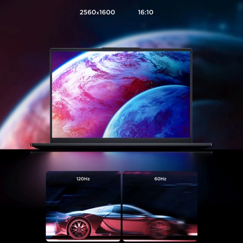 Ноутбук Lenovo Xiaoxin Pro16 IAH7 Core i7 12700H 16Gb SSD512Gb Intel Iris Xe graphics 16" IPS 2.5K (2560x1600) Windows 11 trial (для ознакомления) Home grey WiFi BT Cam (1746613)