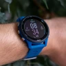 Смарт-часы Garmin Forerunner 255 33мм 1.3" корп.черный рем.синий (010-02641-11)