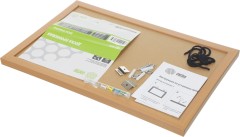 Доска пробковая Cactus CS-CWBD-30x45 пробковая коричневый 30x45см деревянная рама пробка