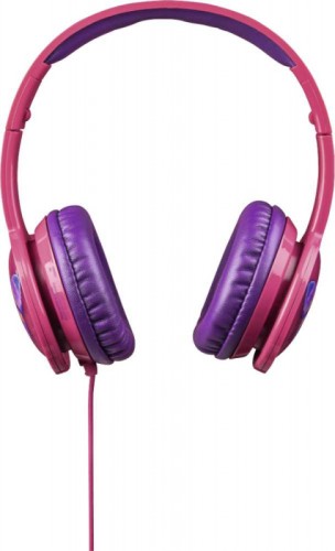 Наушники мониторные Hama Blink`n Kids 1.2м розовый проводные оголовье (00135664)
