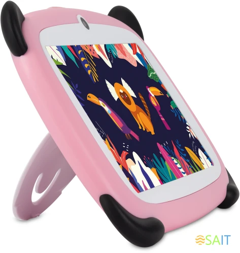 Планшет Digma Kids A7 SC9863A (1.6) 8C RAM2Gb ROM32Gb 7" IPS 1024x600 4G 1Sim Android 11.0 Go розовый 2Mpix 0.3Mpix BT WiFi microSD 128Gb 2800mAh